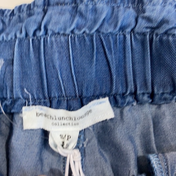 NWT Beach Lunch Lounge Mallie Paperbag Pants Chambray S - Picture 5 of 6